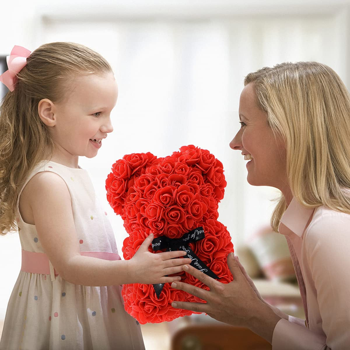 Gifts for Women - Rose Flower Bear