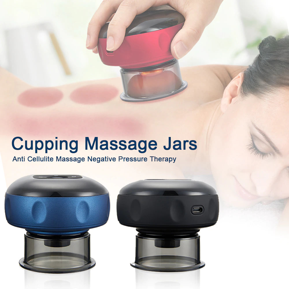 Cupping Massage Jars Vacuum Suction Cups anti Cellulite Massage for Body Negative Pressure Therapy Massage Body Cups Fat Burner